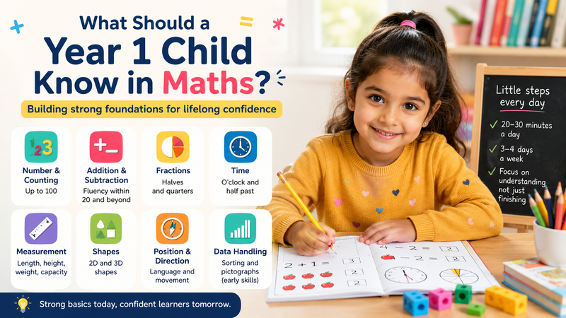 What Should a Year 1 Child Know in Maths? A Parent's Guide