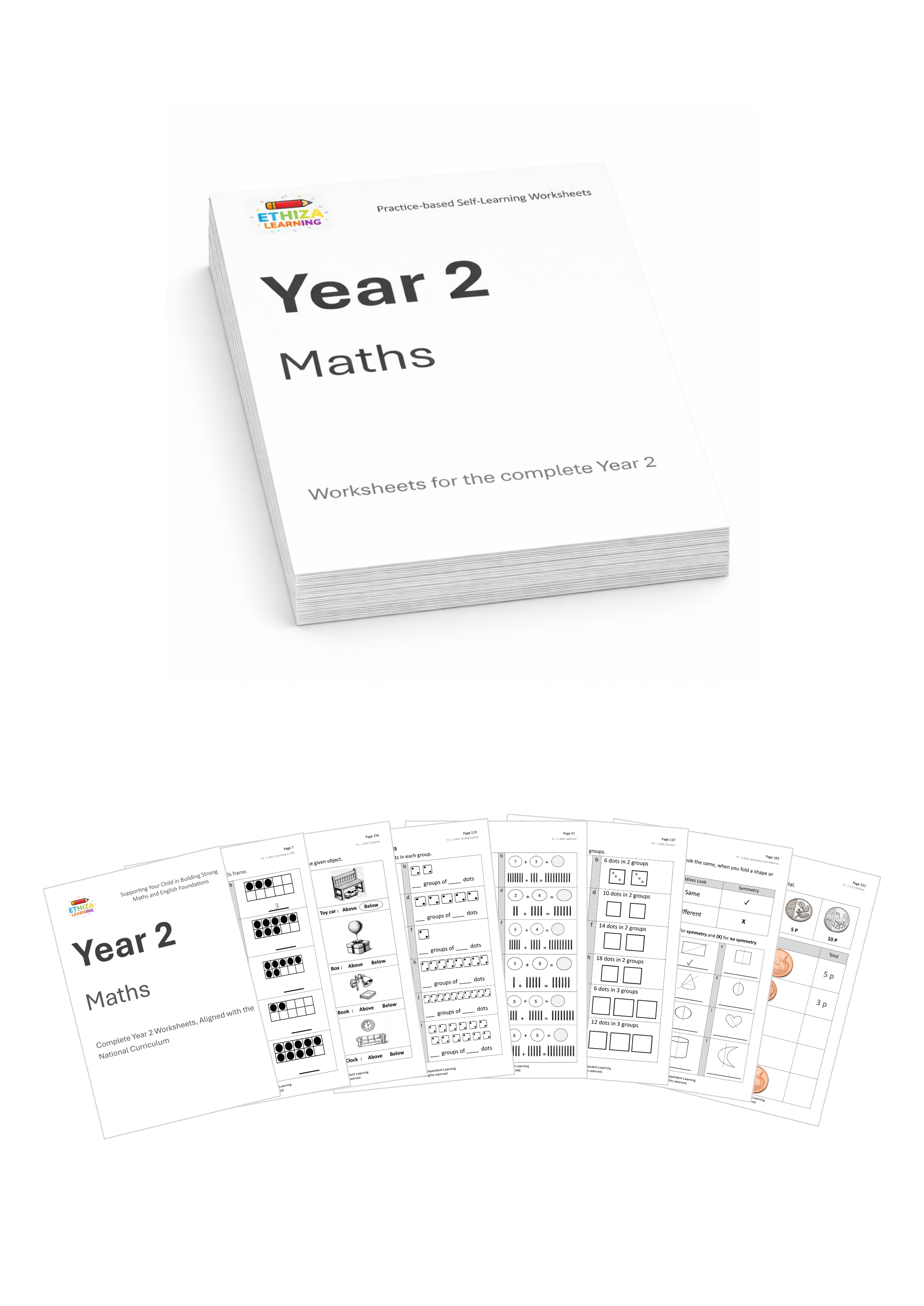 Year 2 Maths Worksheets