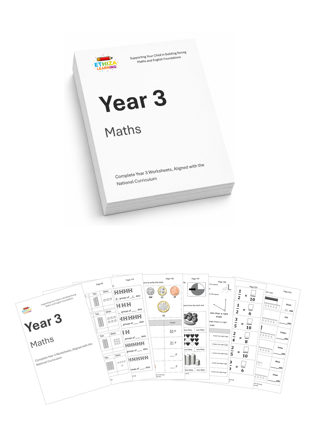 Year 3 Maths Worksheets