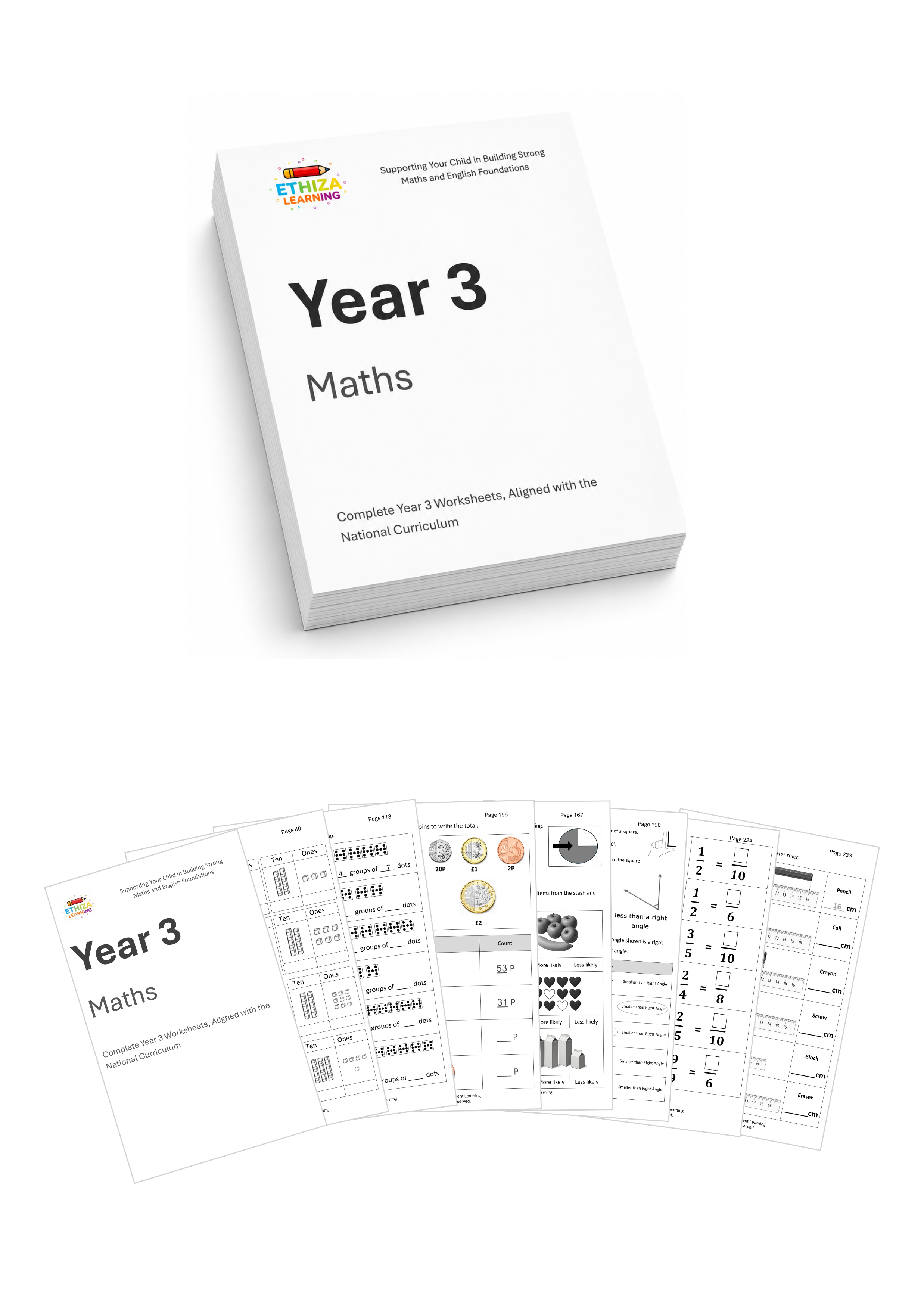 Year 3 Maths Worksheets