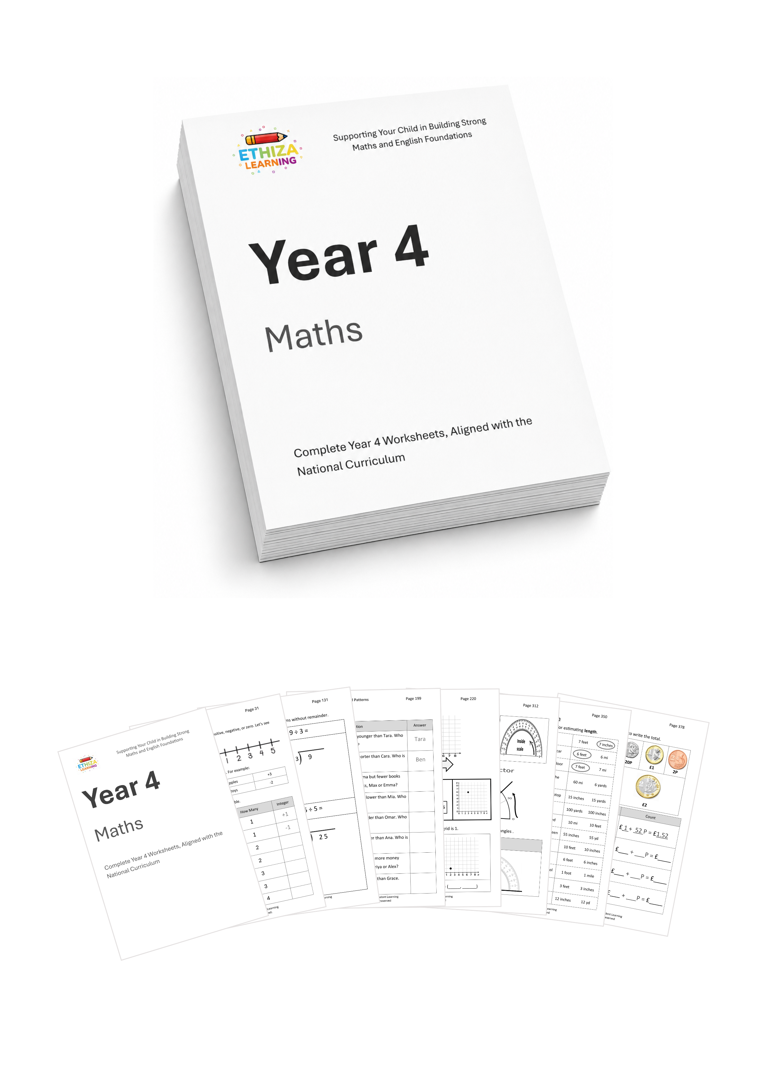 Year 4 Maths Worksheets