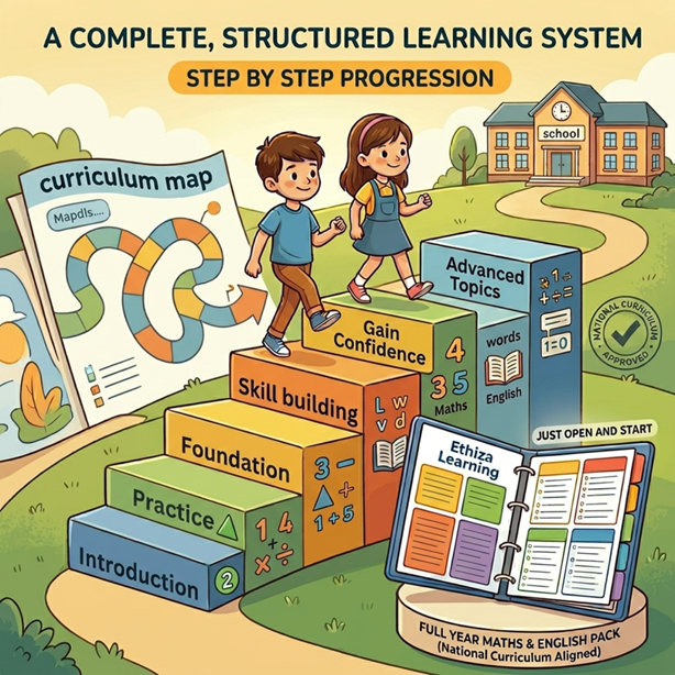 complete year 1 to year 6 learning packs