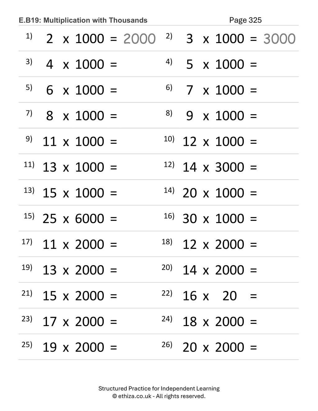Master Maths Operations