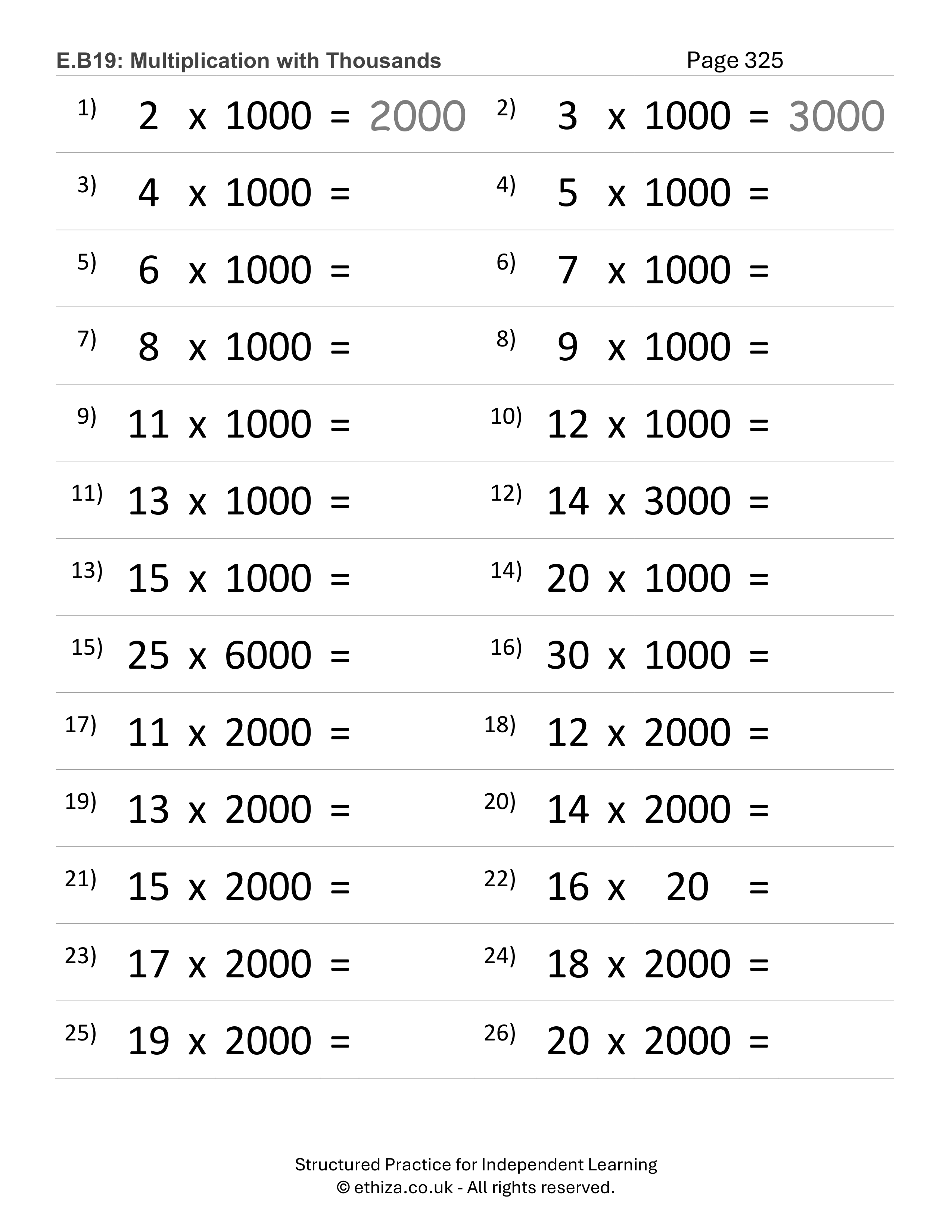 Master Maths Operations