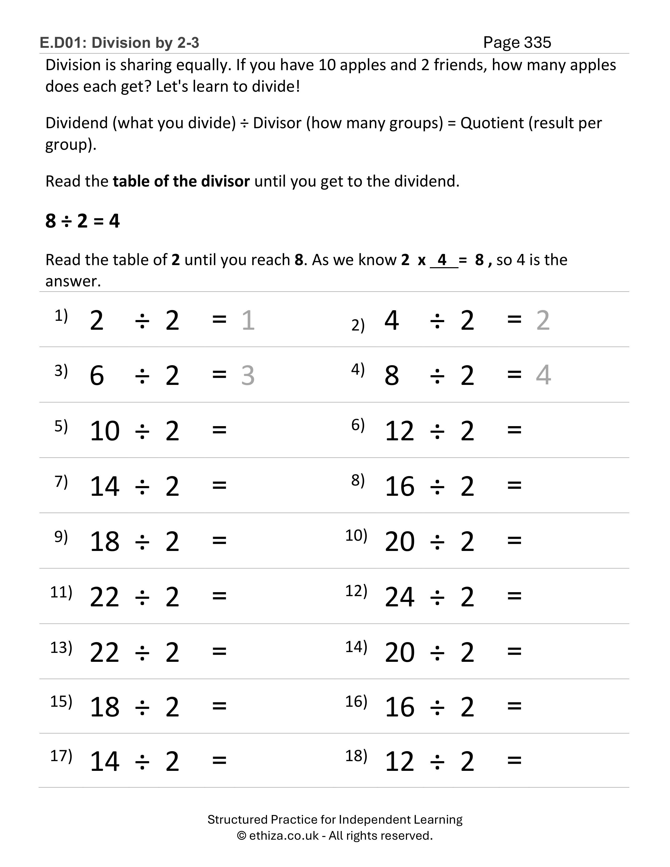 Master Maths Operations