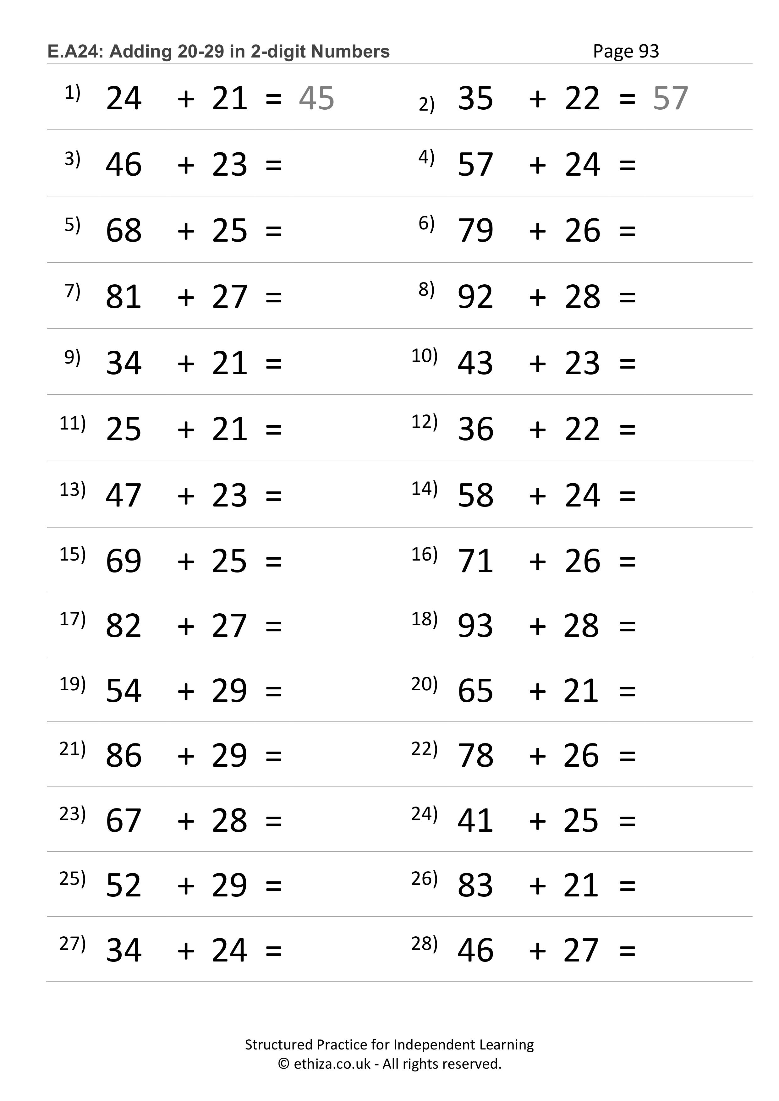 Master Maths Operations