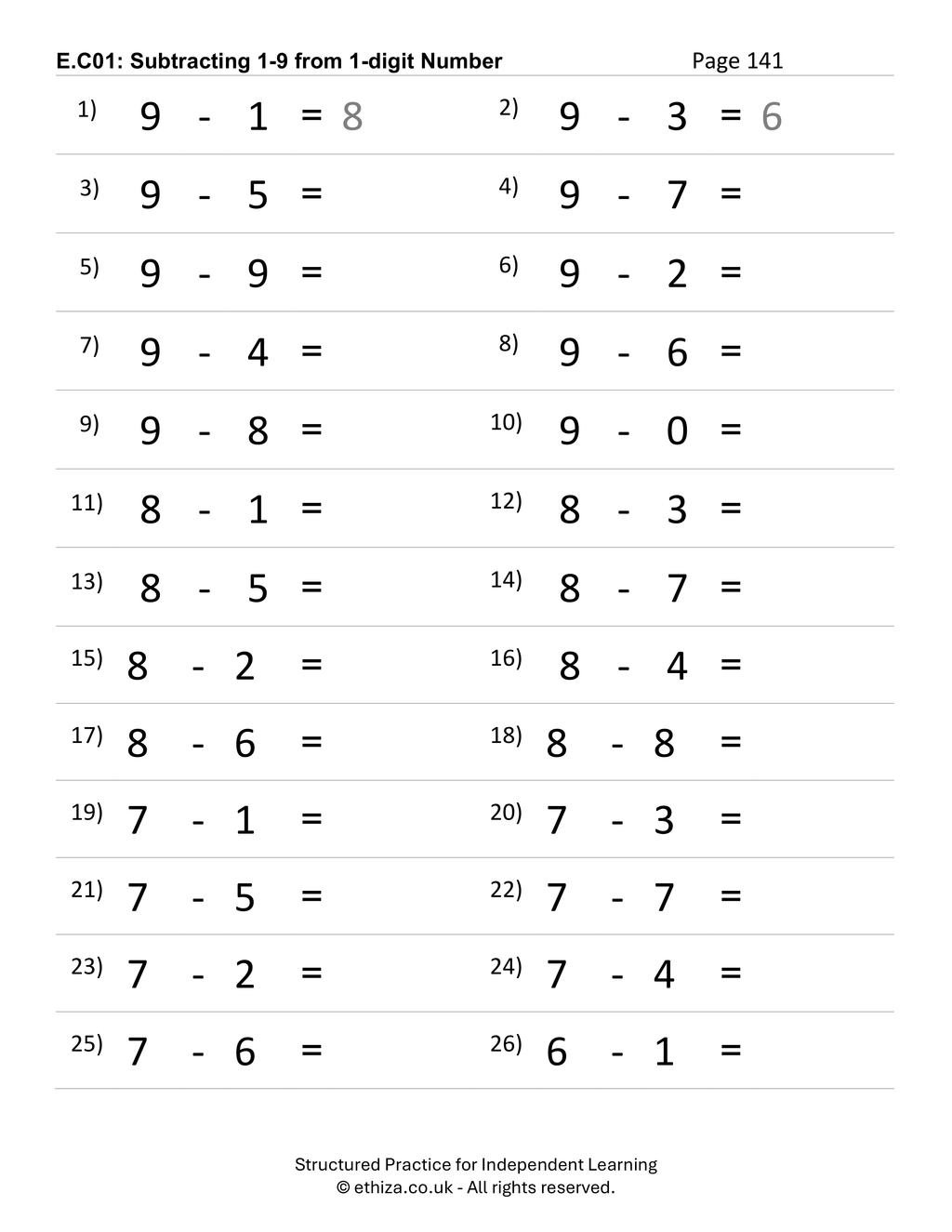 Master Maths Operations