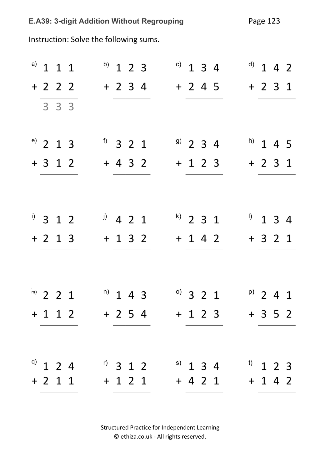 Master Maths Operations