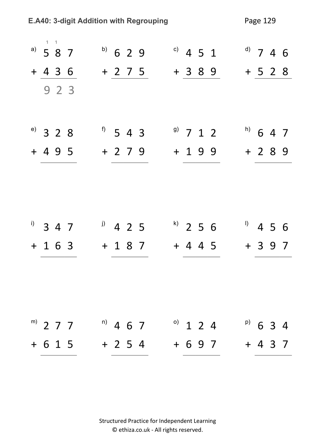 Master Maths Operations