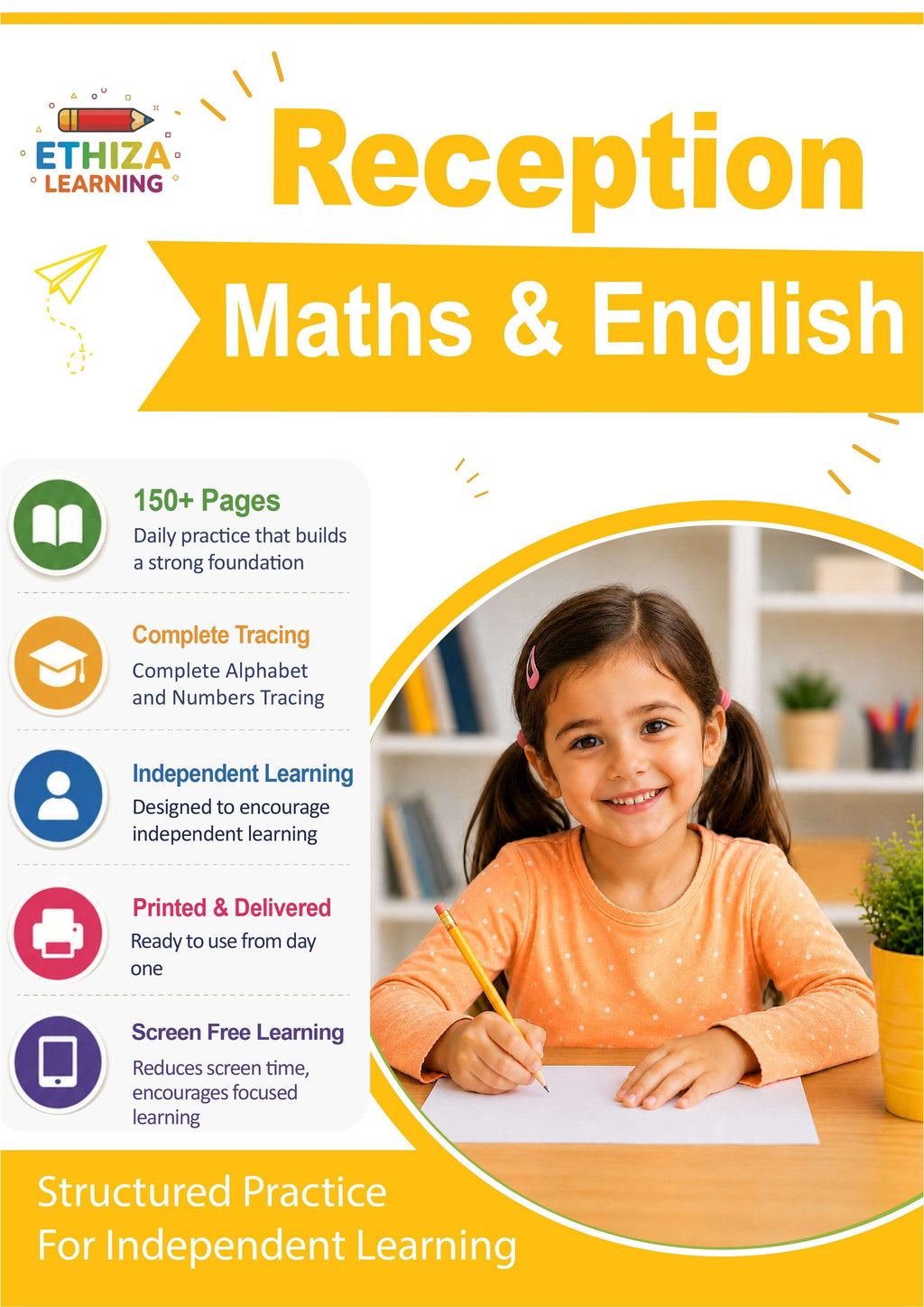 Reception Maths and English Worksheets