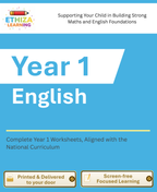 year 1 english worksheets full year printed pack