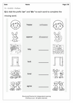 Year 1 English Worksheets