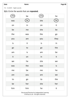 Year 1 English