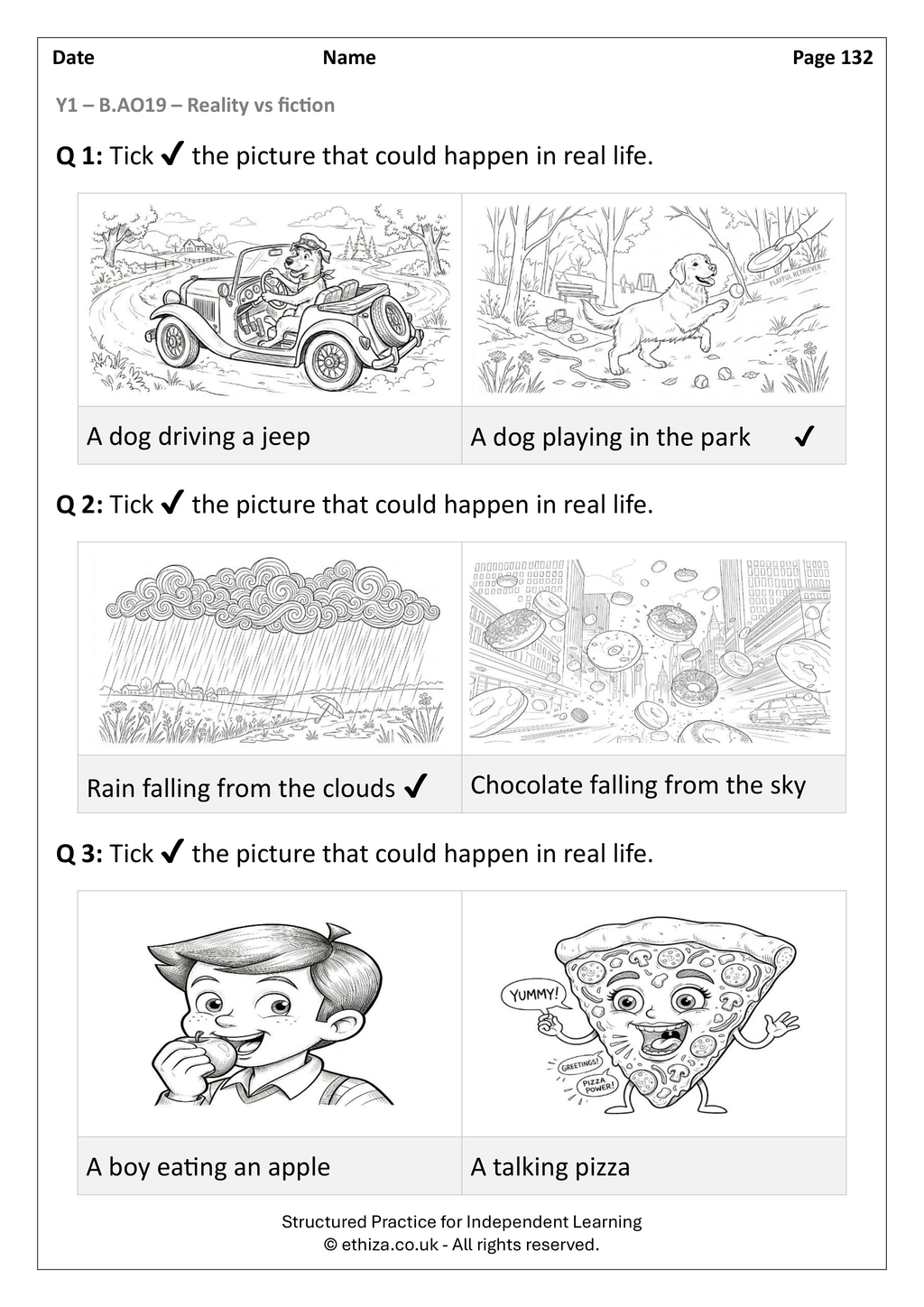 Year 1 English