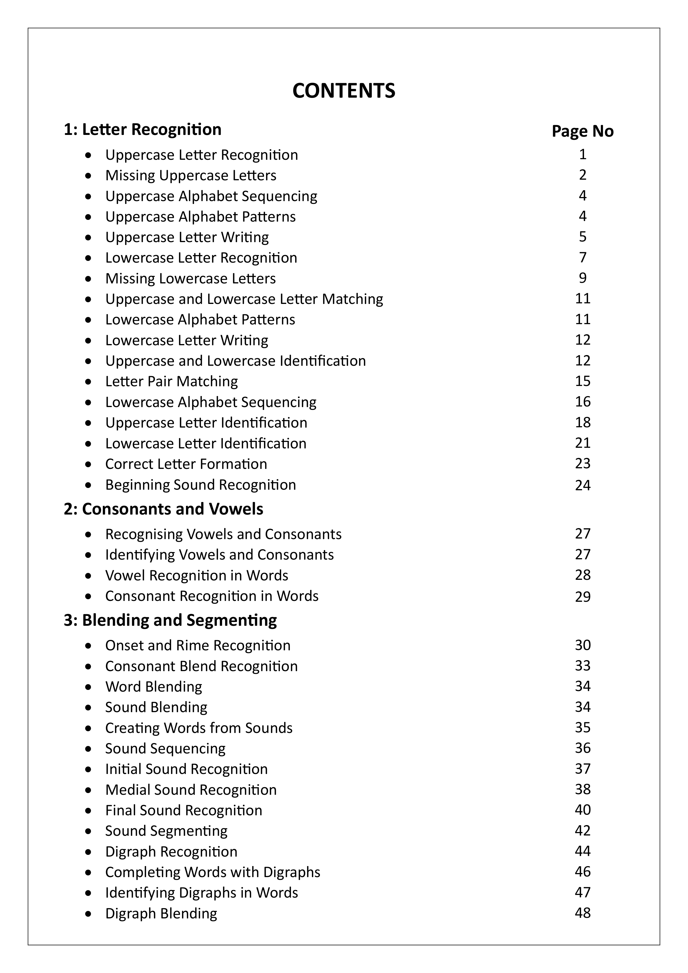 Year 1 English