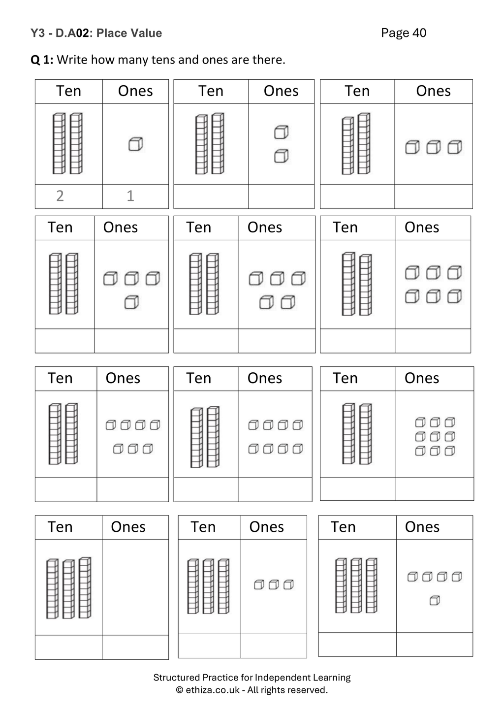 Year 3 Maths