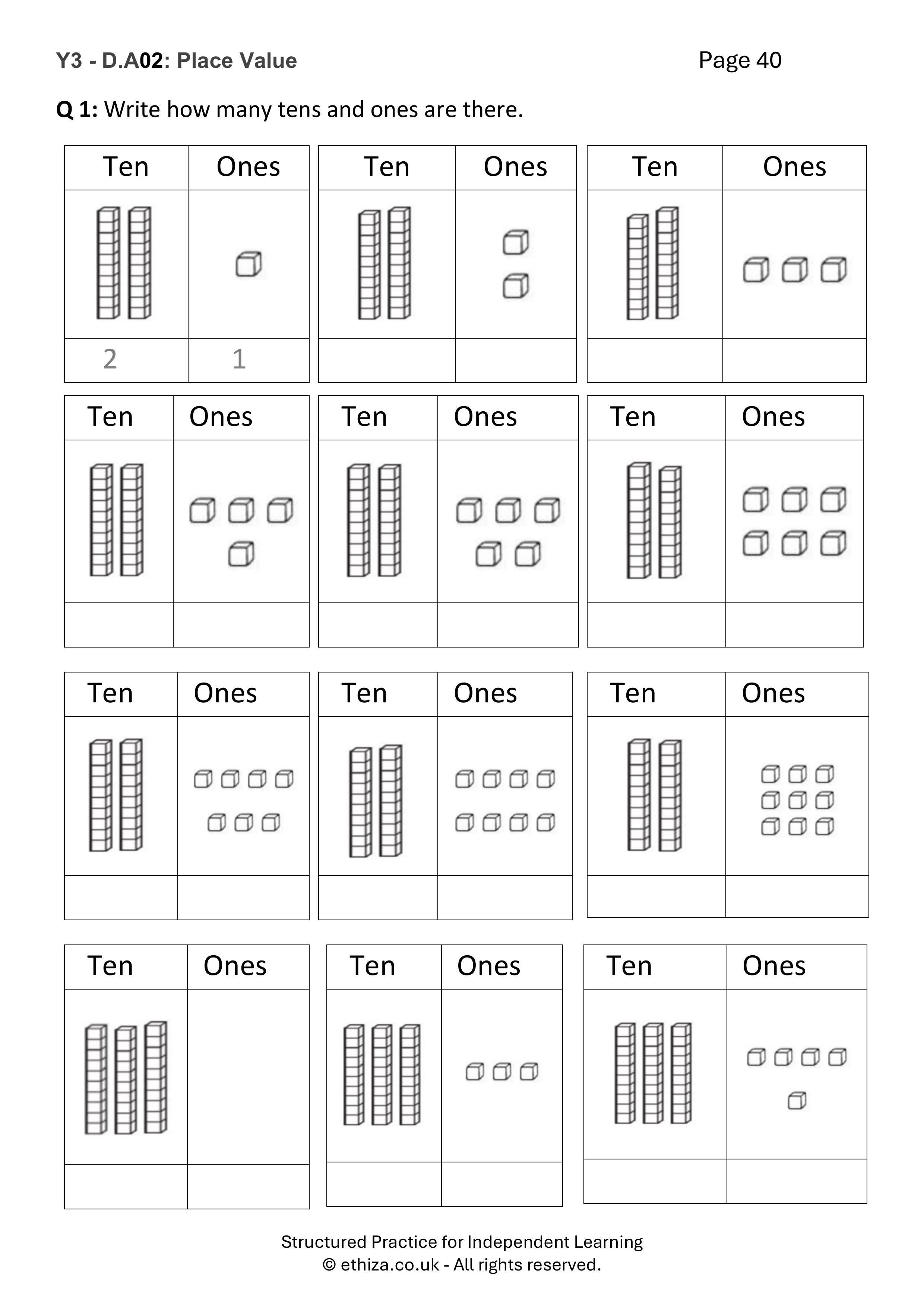 Year 3 Maths