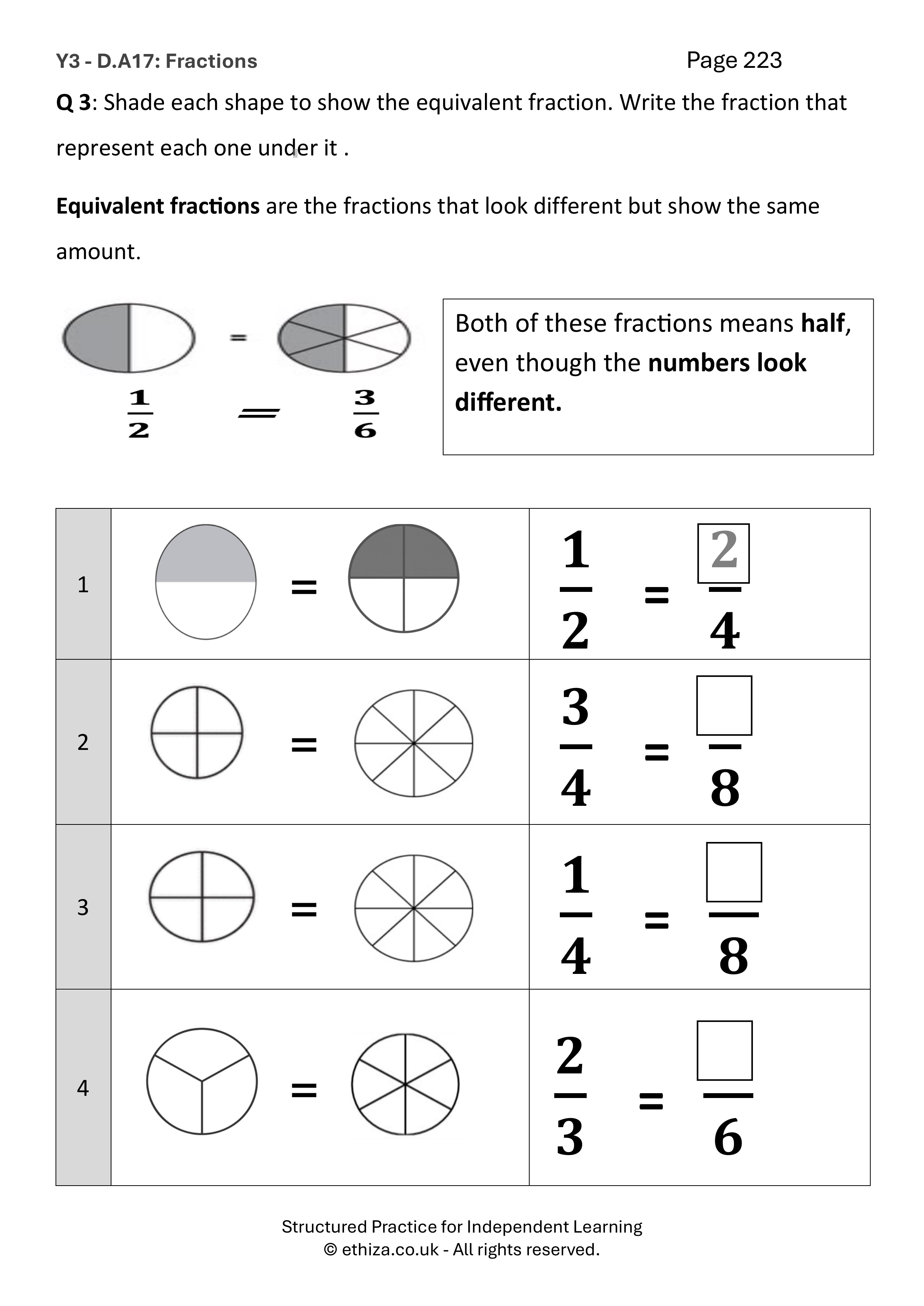 Year 3 Maths