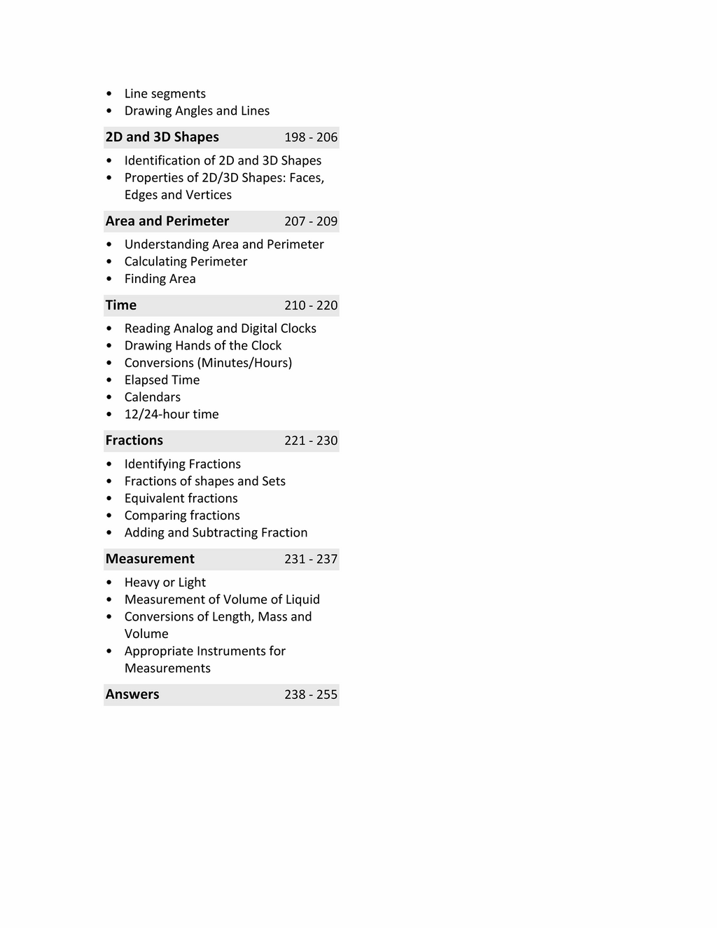 Year 3 Maths Worksheets