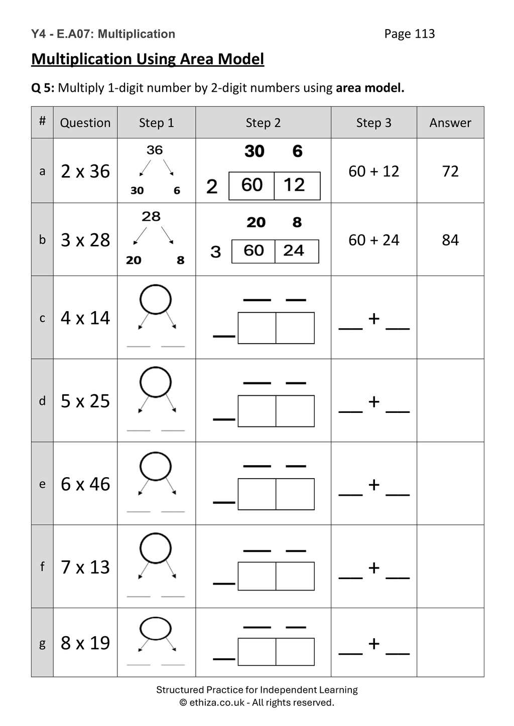 Year 4 Maths
